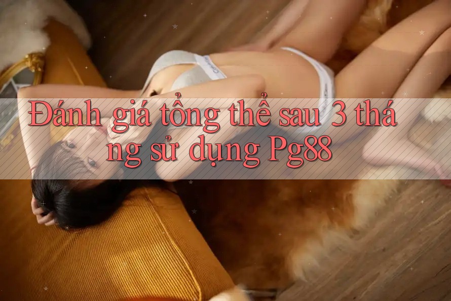 Đánh giá tổng thể sau 3 tháng sử dụng Pg88 Đánh giá tổng thể sau 3 tháng sử dụng Pg88