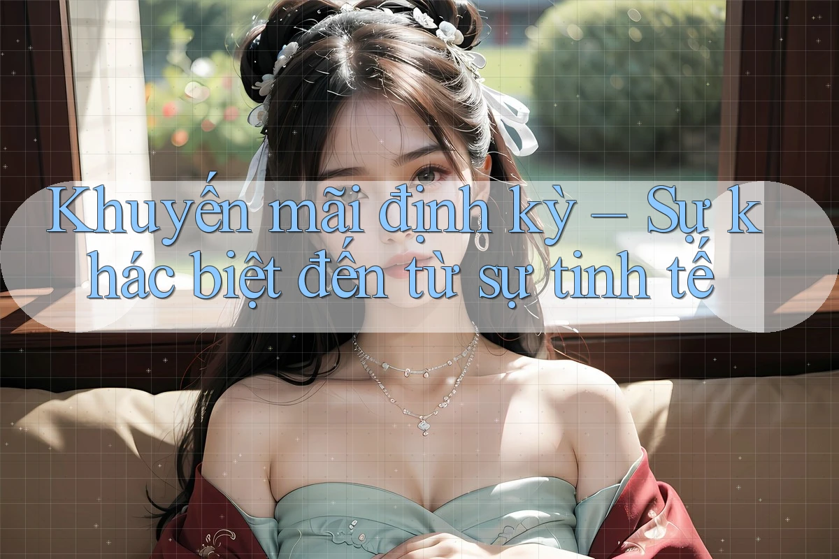 Khuyến mãi định kỳ – Sự khác biệt đến từ sự tinh tế Khuyến mãi định kỳ – Sự khác biệt đến từ sự tinh tế