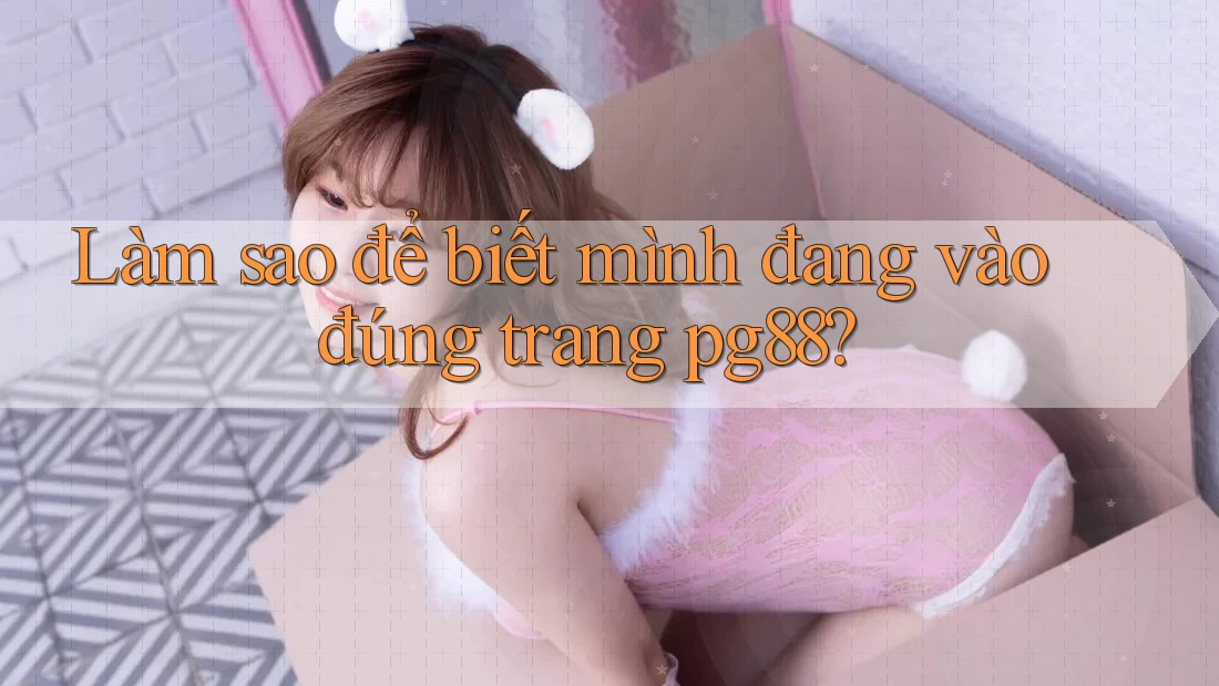 Làm sao để biết mình đang vào đúng trang pg88? Làm sao để biết mình đang vào đúng trang pg88?