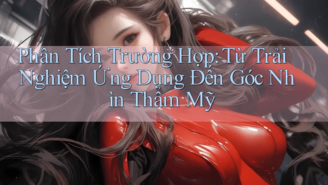 Phân Tích Trường Hợp: Từ Trải Nghiệm Ứng Dụng Đến Góc Nhìn Thẩm Mỹ