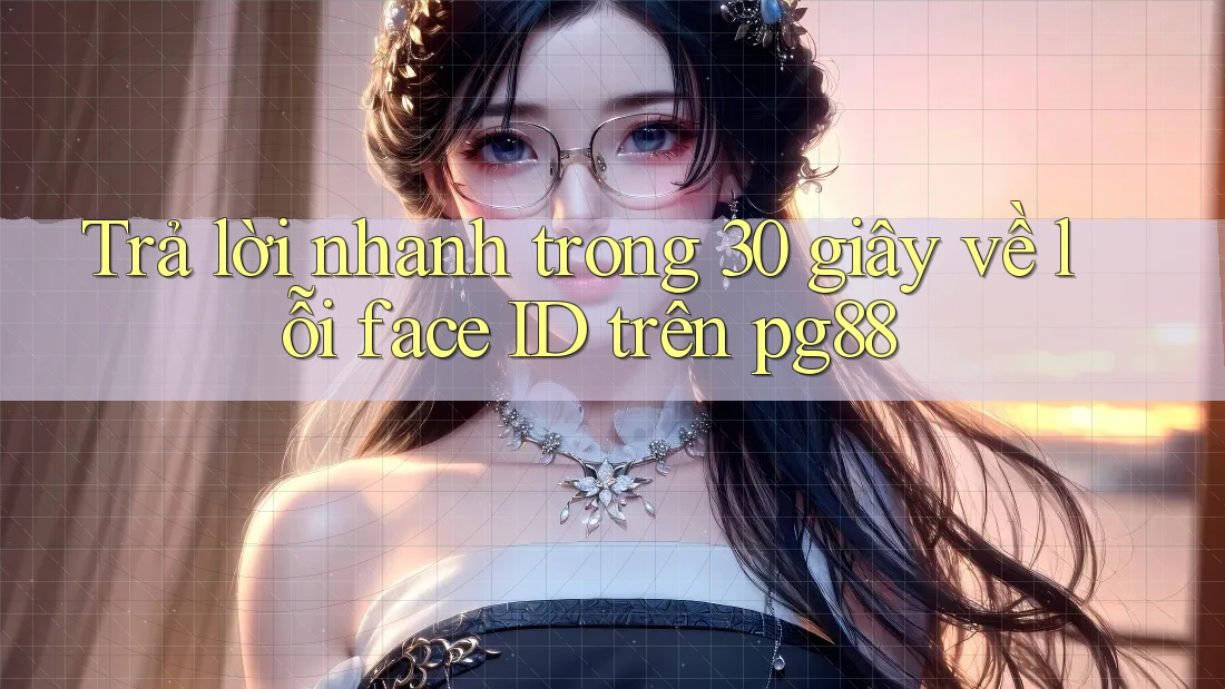 Trả lời nhanh trong 30 giây về lỗi face ID trên pg88