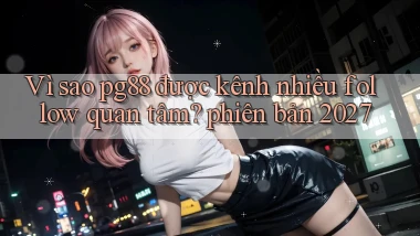 Vì sao pg88 được kênh nhiều follow quan tâm phiên bản 2027