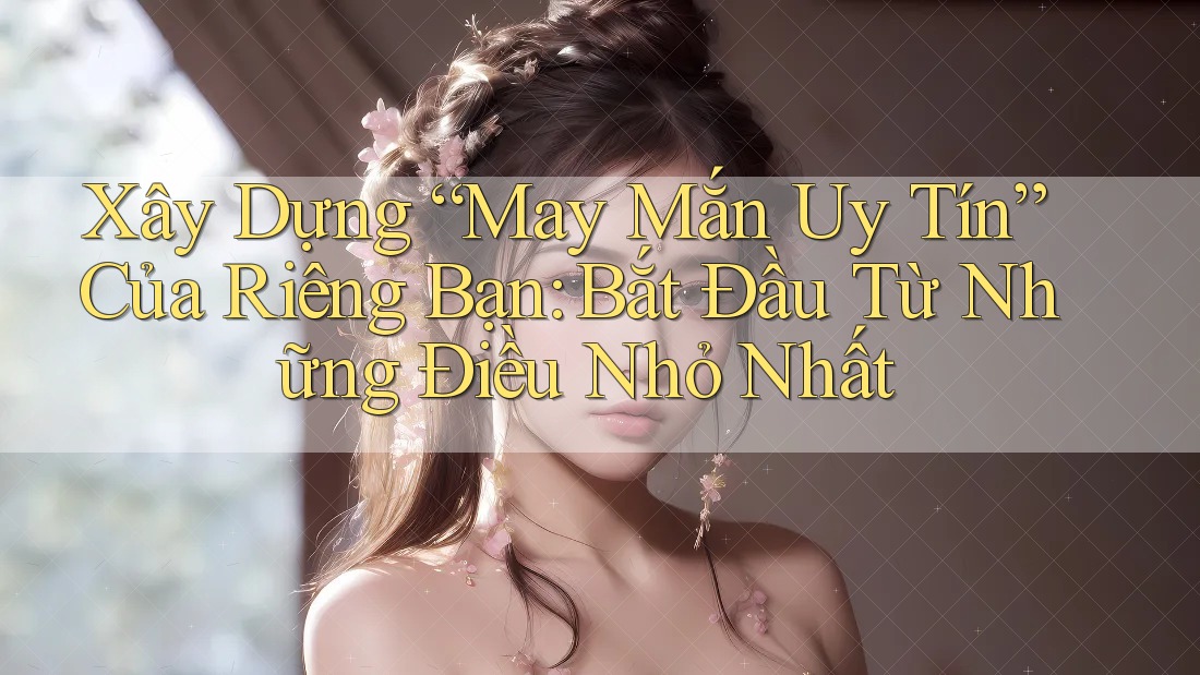 Xây Dựng “May Mắn Uy Tín” Của Riêng Bạn: Bắt Đầu Từ Những Điều Nhỏ Nhất Xây Dựng “May Mắn Uy Tín” Của Riêng Bạn: Bắt Đầu Từ Những Điều Nhỏ Nhất